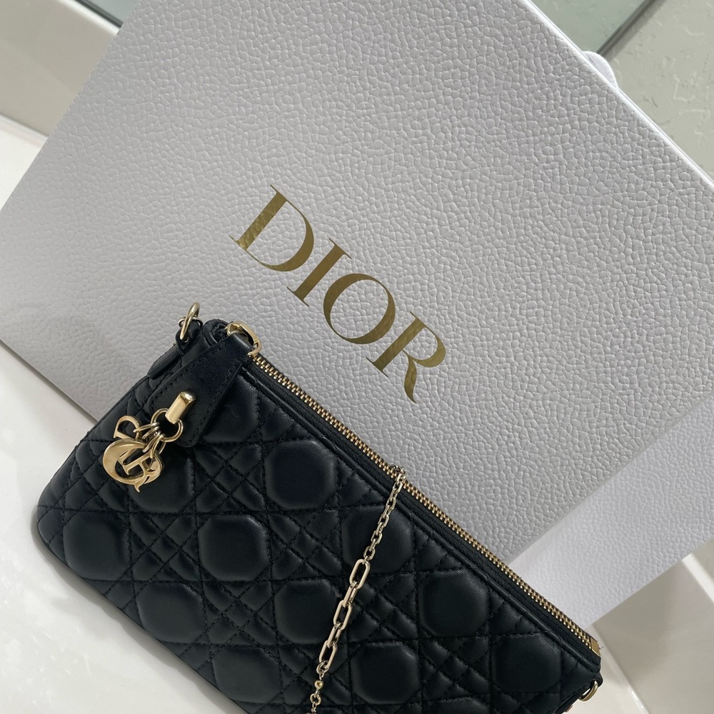 Dior Black Quilted Women's Bag